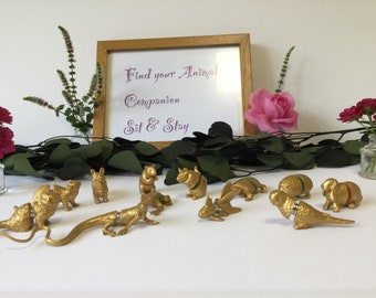 Animal Place Card Holders. Favourite Animals and Pets. 72 Escort Card Holders.