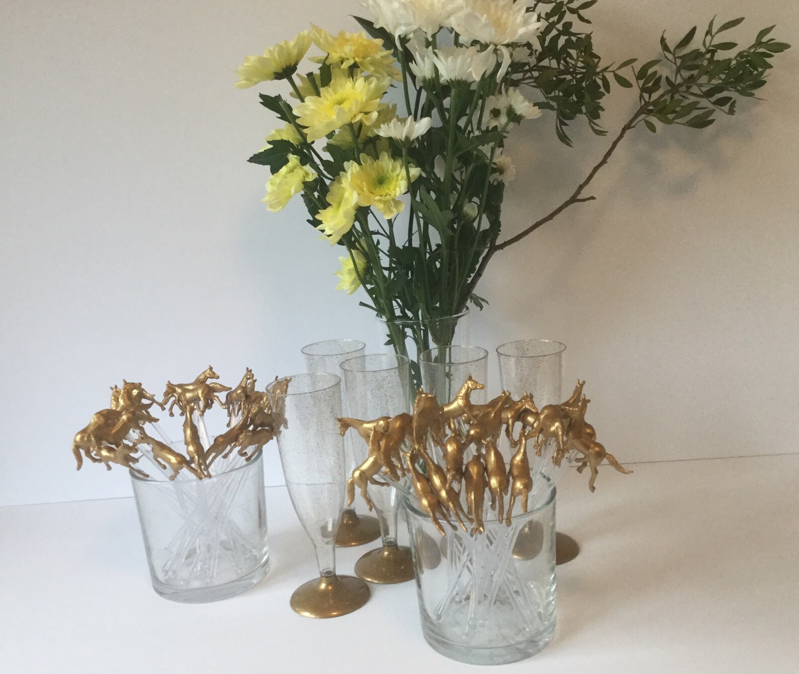 50 Cocktail Stirrers Horse Drink Stirrers Wedding Swizzle Etsy