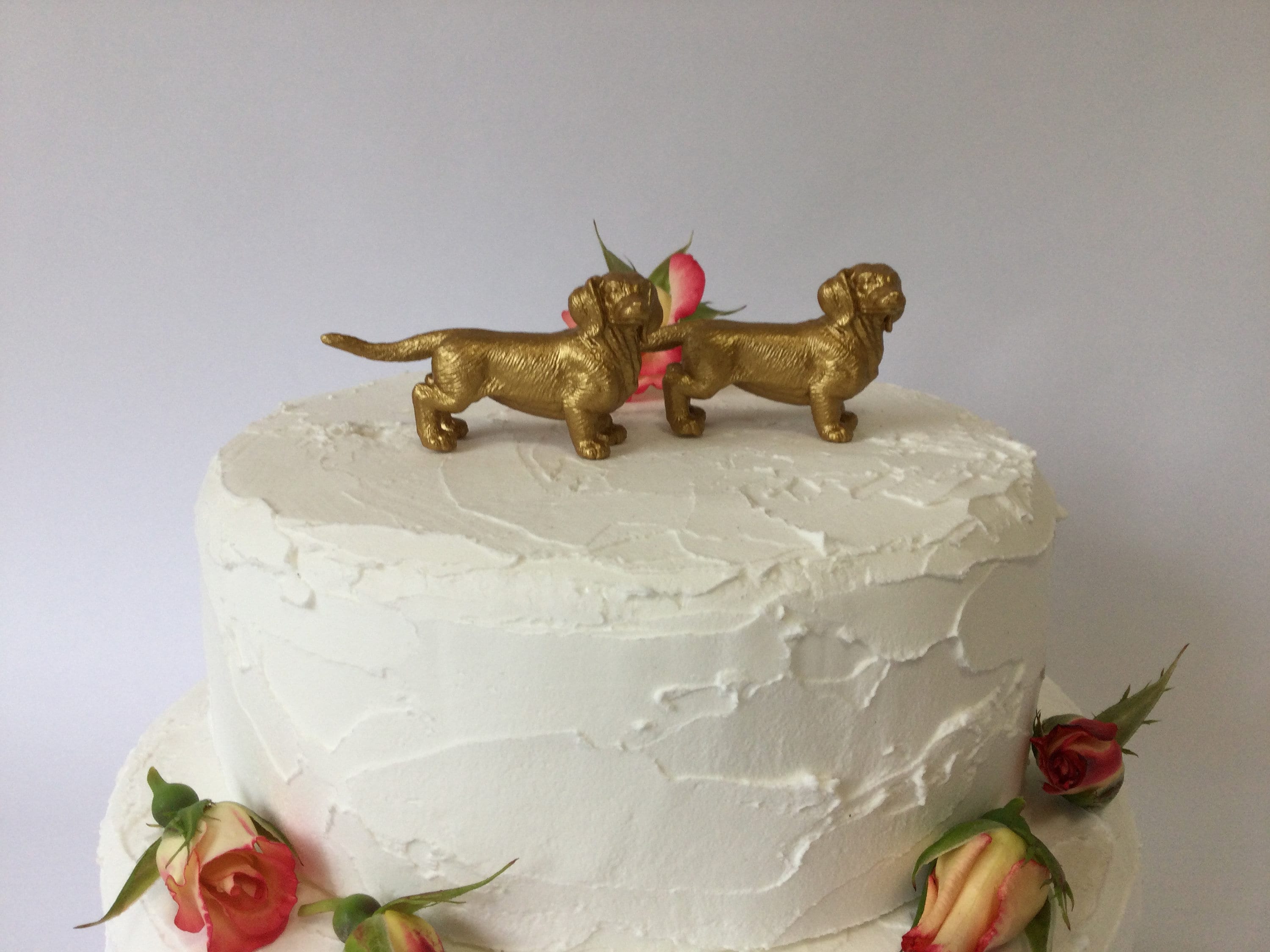 Cake topper Vanille anniversaire chiens - Petits Compagnons