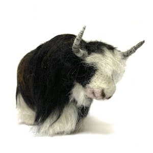 Royal Yak: Wildlife Felted Alpaca Sculpture