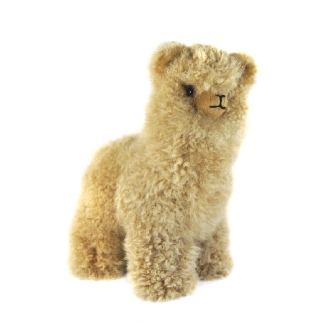 Peluche Mama Alpaca Alpaca 10 Sculpture : Animal en peluche fabriqué à la  main à l'aide d'un jouet de collection en fourrure éthique -  France