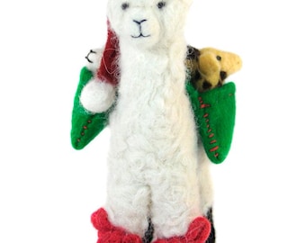 Alpaca Noel 6.5" Sculpture  or Ornament