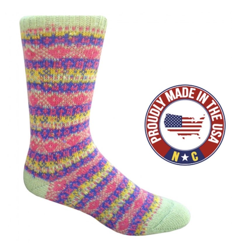 Super High Content Alpaca Crew Length Made in U.S.A. Matisse Alpaca Socks