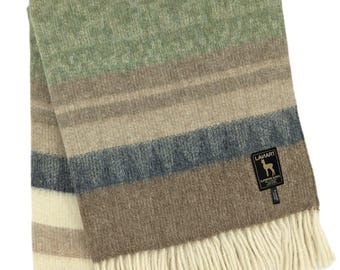 Cherokee Lap Throw Super Soft all Natural Blanket - Parsley