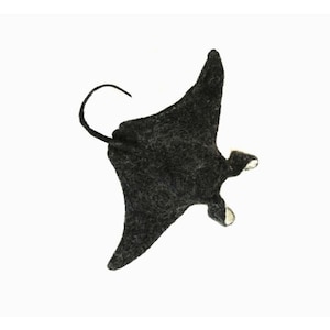 Manta Ray: Felted Alpaca Sculpture