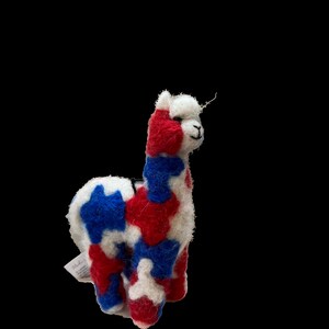 Felted Cria Huacaya Alpaca Miniature Decoration: Handmade Sculpture Ornament image 9