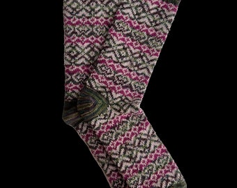 Monet Baby Alpaca Unisex Socks: Pink