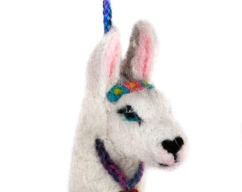 Felt Llama Bag Charm
