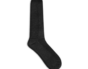 Atlas Everyday Compression - Charcoal Baby Alpaca Socks Hypoallergenic Anti-Itch Super Soft