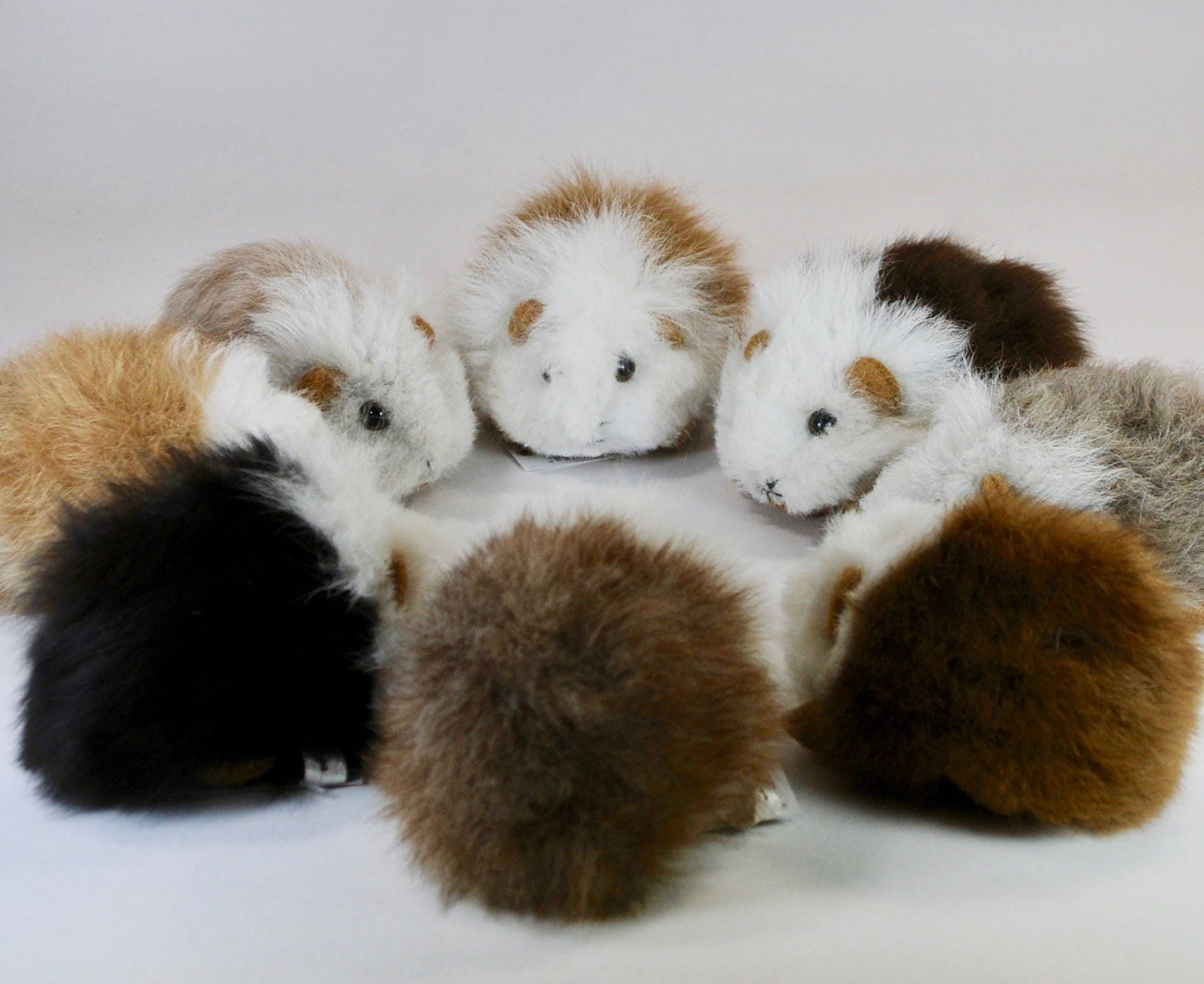Genuine Baby Alpaca Hand Made Guinea Pig: Animal Friendly Huacaya Fur