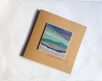 Summer solstice card | Isle of Skye | abstract art | Scottish landscape artists | Ailleagan Art | Miriam Emerton