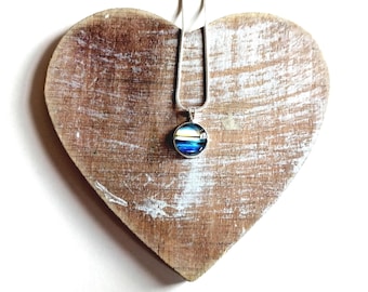 Sound of Iona Necklace | 12mm Print, Scottish Island Jewelry