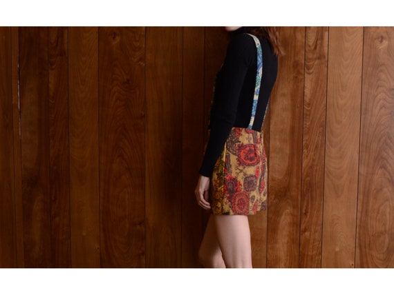 patchwork key print 60s romper - image 2