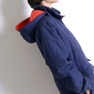 sporty 80s hooded parka imagem 1