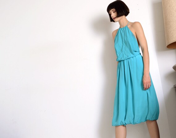 stephen burrows 70s halter dress