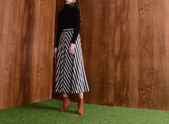 ralph lauren chevron silk skirt