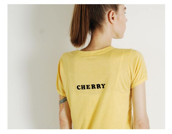 paper thin 70s 'cherry' tee