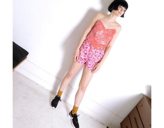sequin 90s bustier - image 3