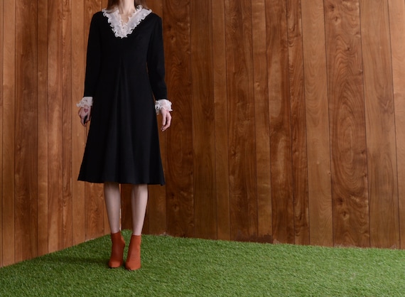 gothic 60s mod dress