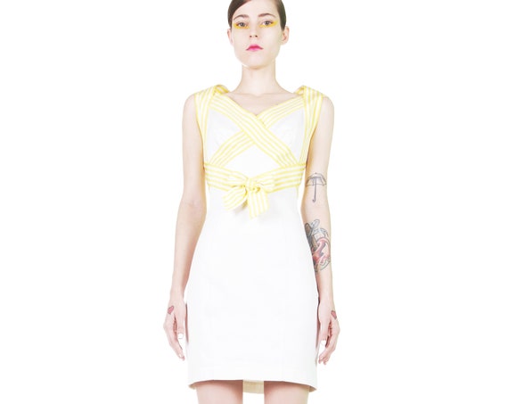 thierry mugler 90s bow dress