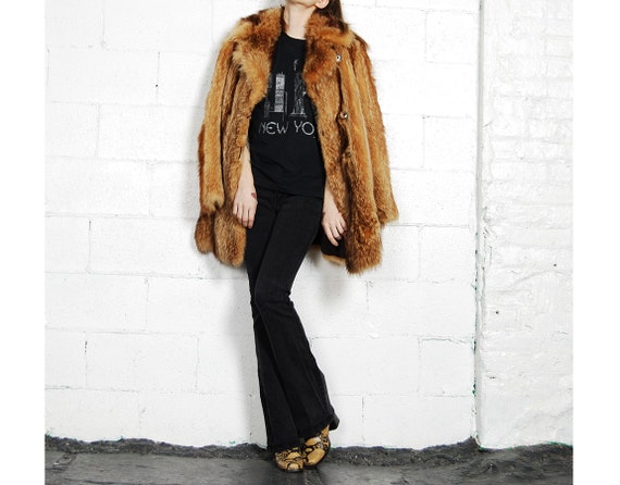 70s fox fur coat
