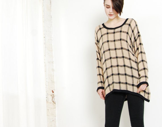thin windowpane sweater