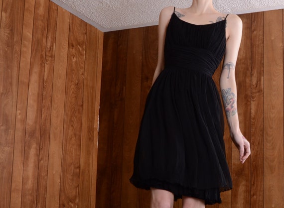 ceil chapman 50s/60s silk dress - image 3