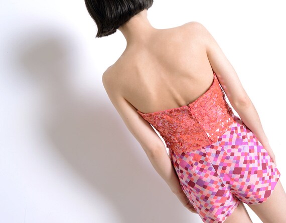 sequin 90s bustier - image 4