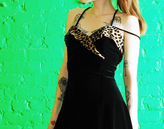 sexy leopard dress