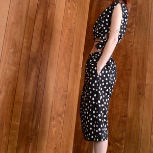 two-piece ascher print 80s set