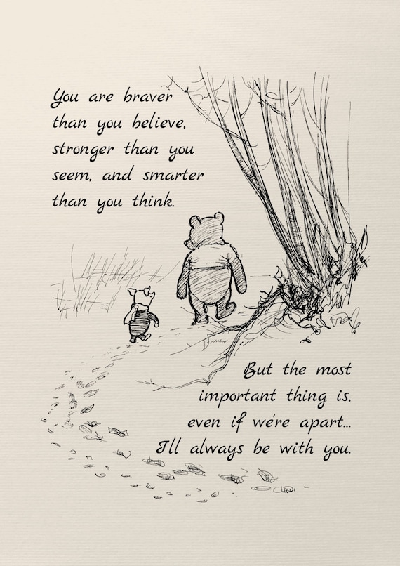 You Are Stronger Than You Think Winnie The Pooh Hannie Margaretta