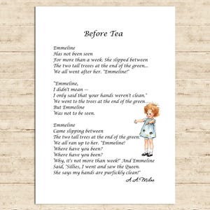 Before Tea A A Milne Poems Printable Classic Winnie The Pooh before-tea-a-a-milne-poems-printable-classic-winnie-the-pooh
