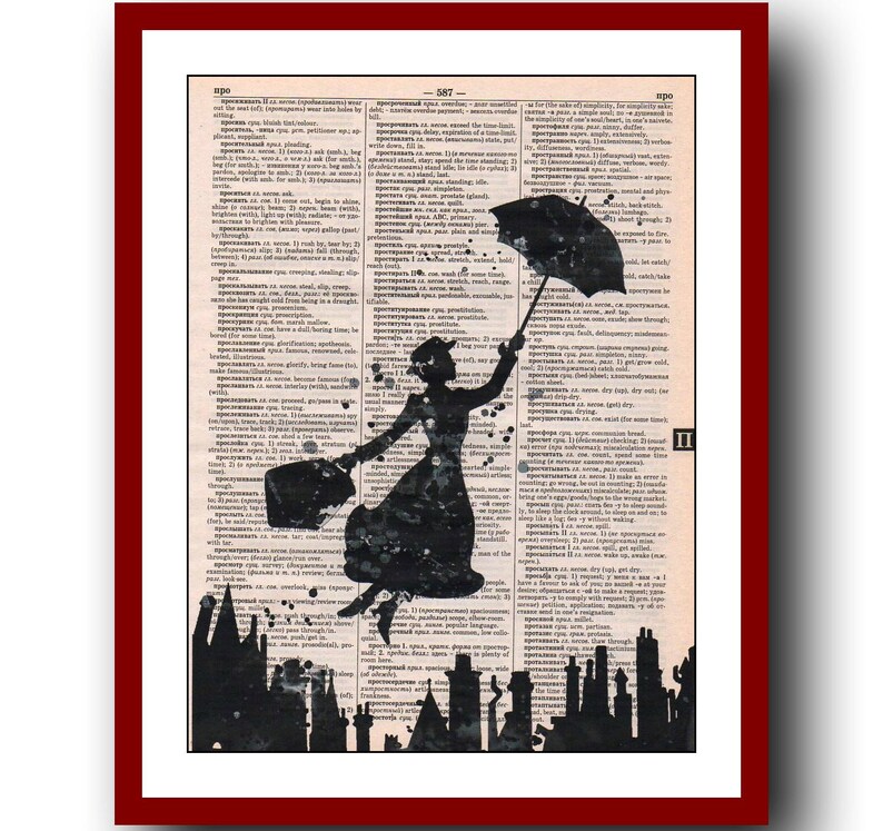 Mary Poppins Poster 2 Kids Art Print Giclee Wall ...