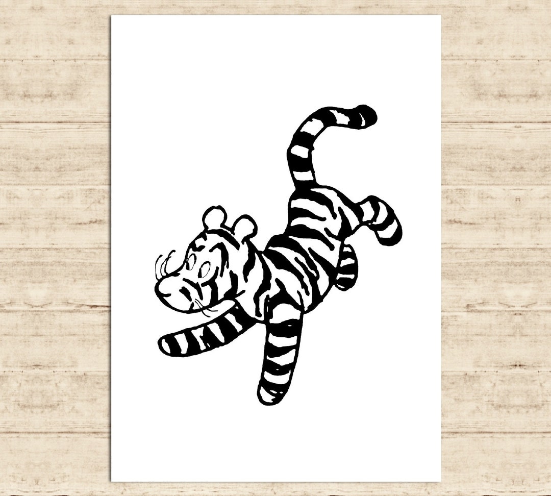 版画 Where are you tigger? 版画 Where are you tigger? Winnie The Pooh Tigger Quote