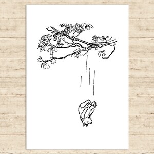Winnie the Pooh Poster Classic Vintage Printable Nursery Print Gift Baby Room Art Wall Decor Instant Digital Download