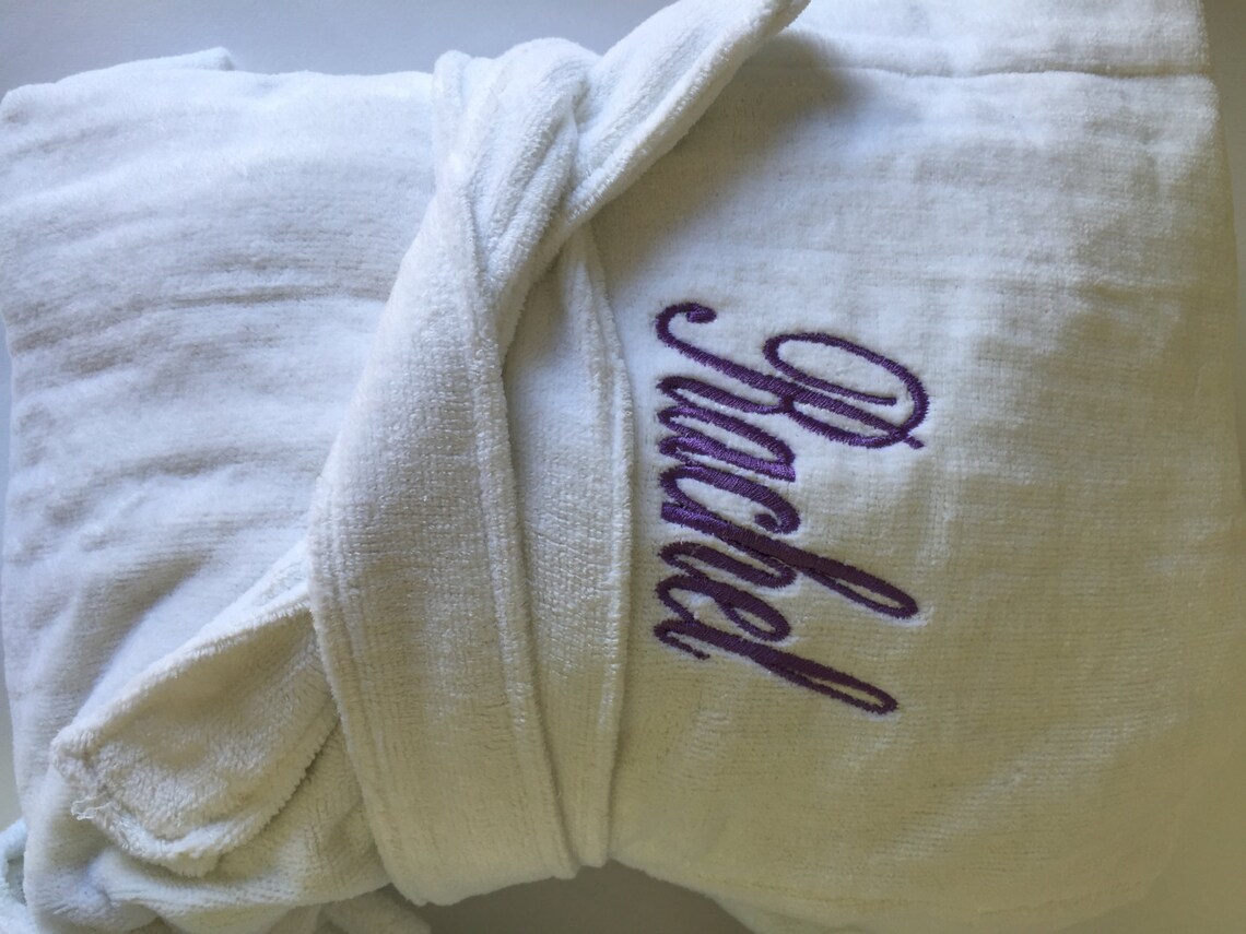 Children's Terry Robe, Boy's Robe, Girl's Robe, Kid's Bathrobe Size 4