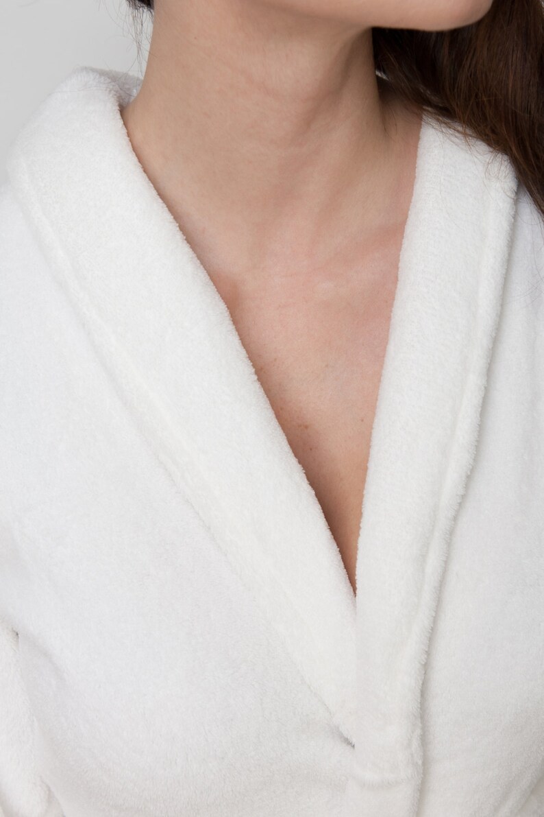 Plush White Robe Monogrammable Robes Monogrammable Etsy