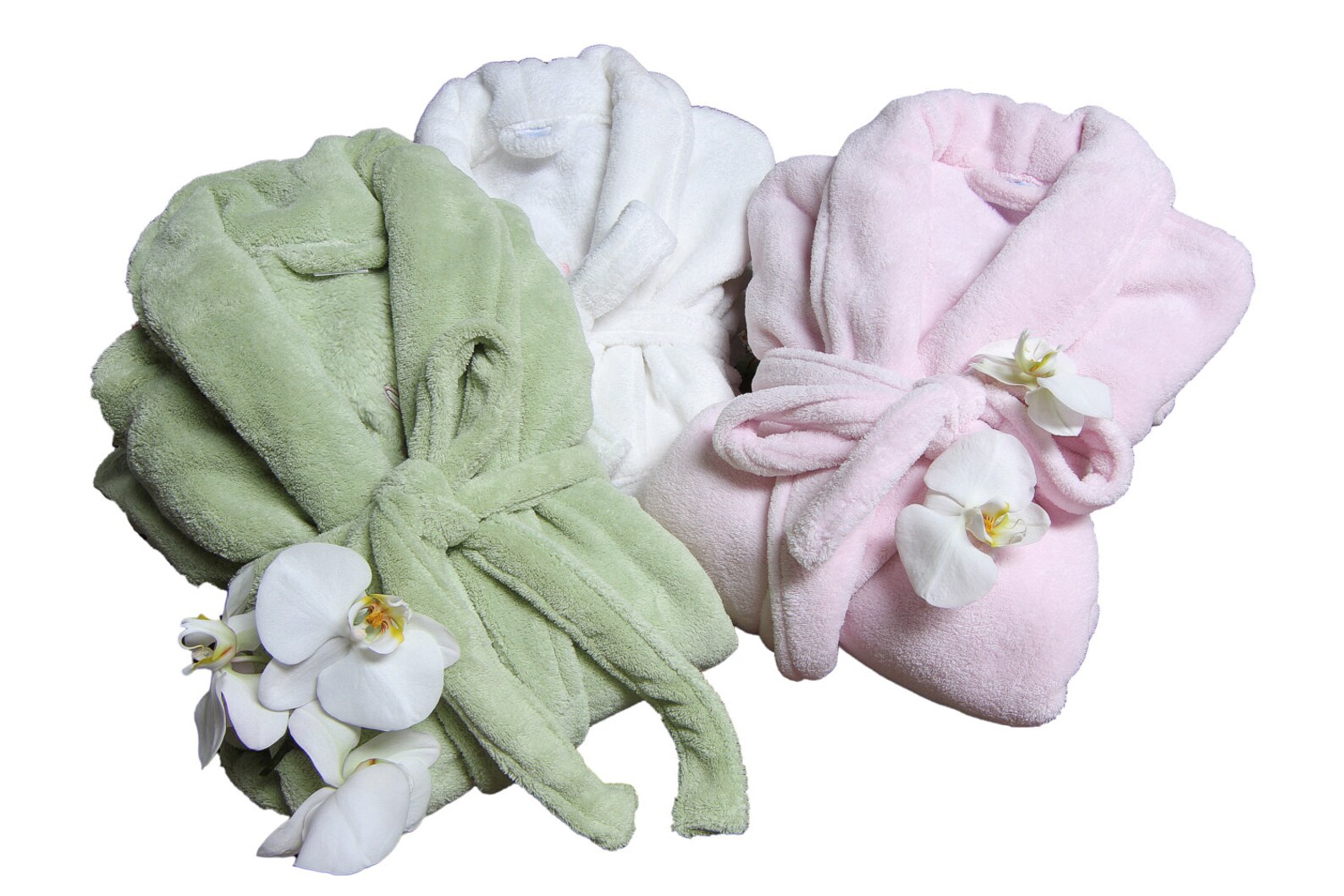 Holiday Gift Set Monogram Robes Set of 5 Robes Plush Etsy