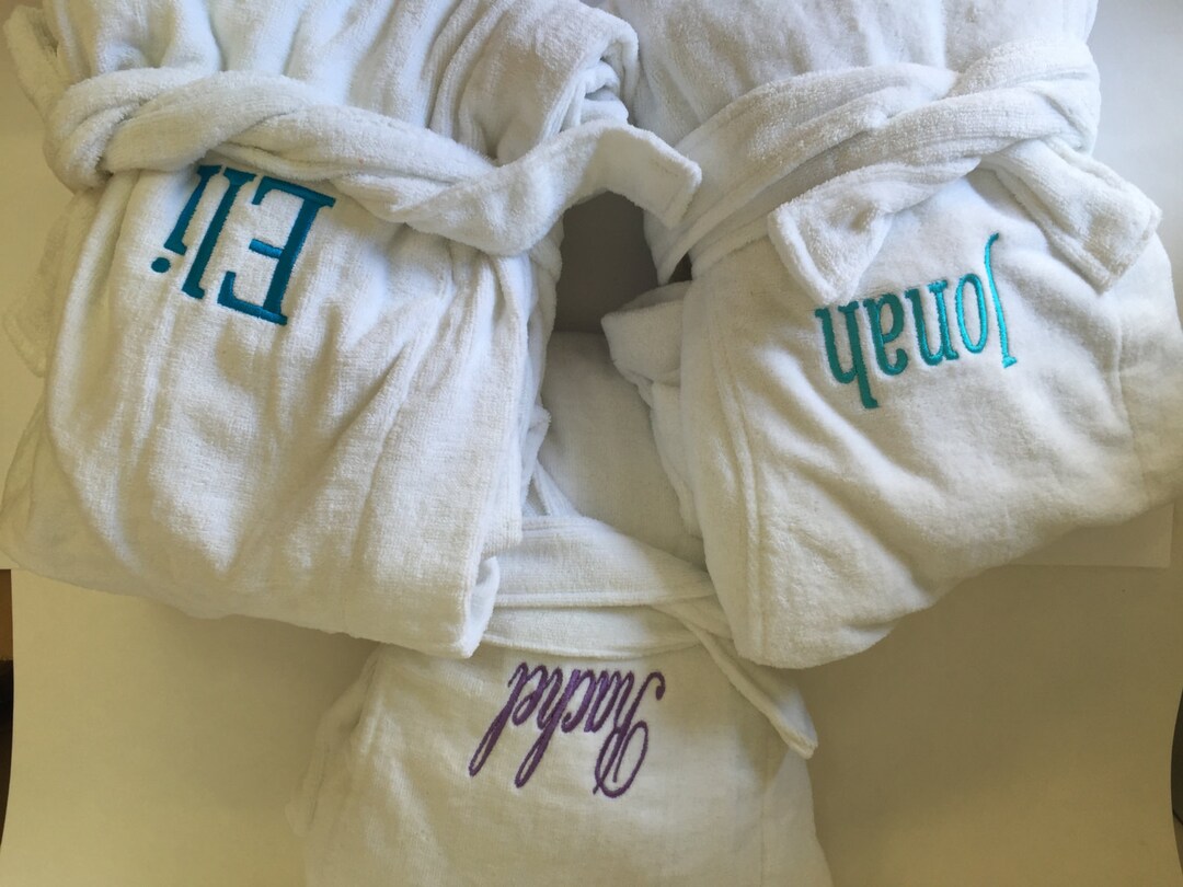 Children's Terry Robe, Boy's Robe, Girl's Robe, Kid's Bathrobe Size 4