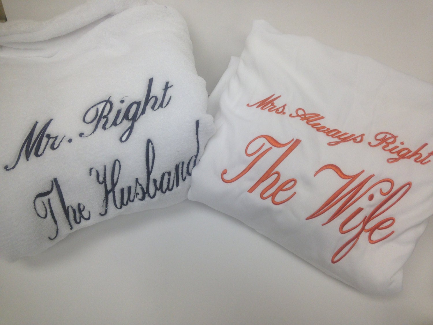 Set of 5 Bathrobes Husband and Wife Robes Great Wedding Etsy