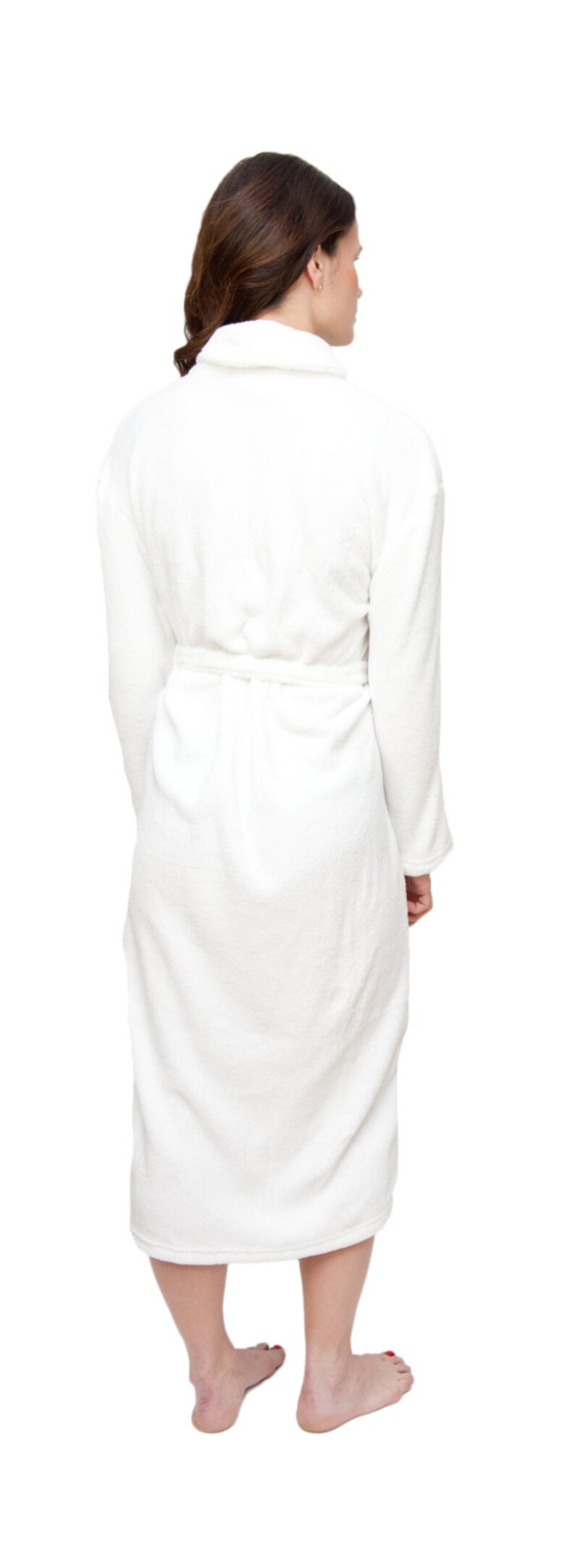 Plush White Robe Monogrammable Robes Monogrammable Etsy