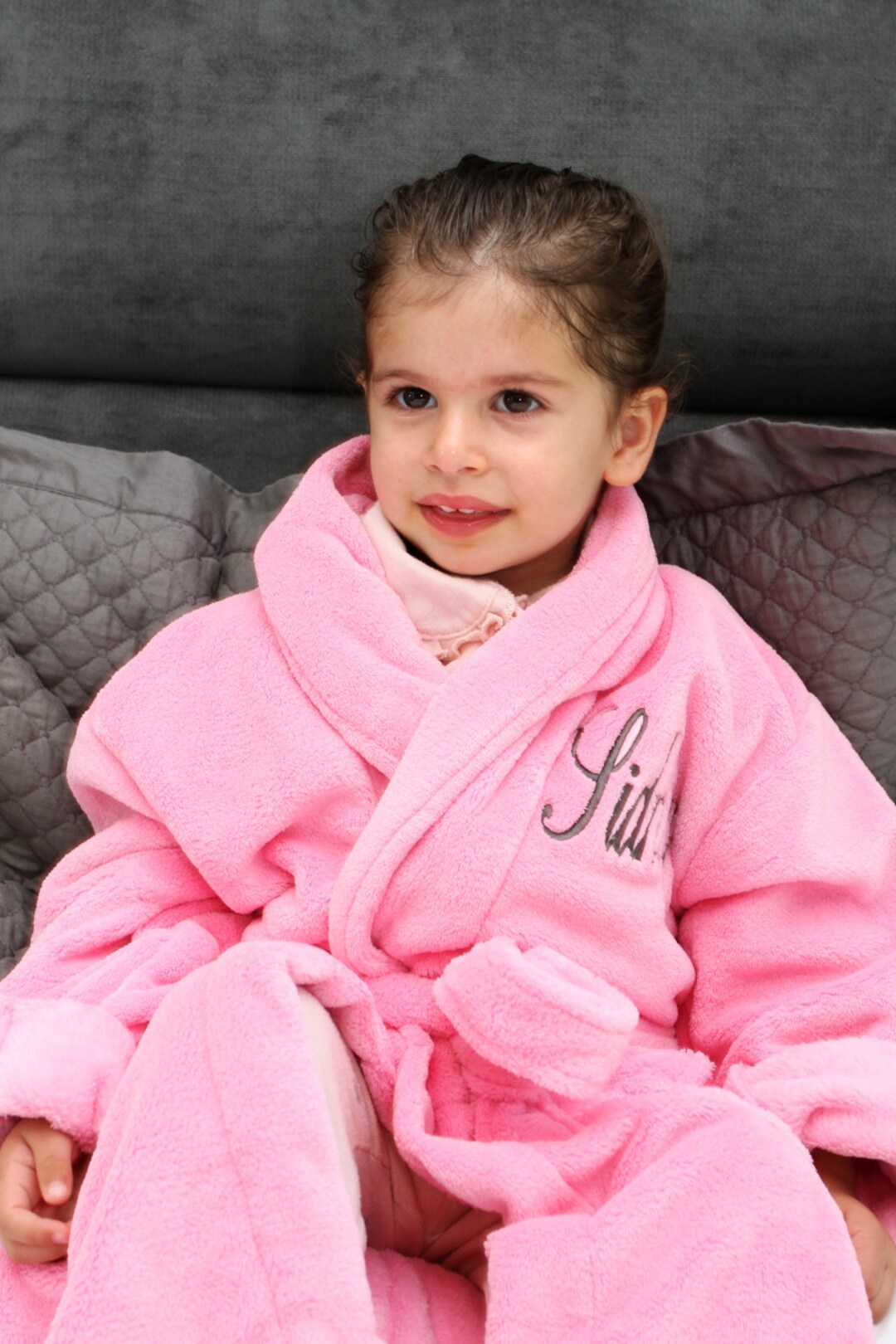 Children's Robe, Boy's Robe, Girl's Robe, Kid's Bathrobe Size 46 68