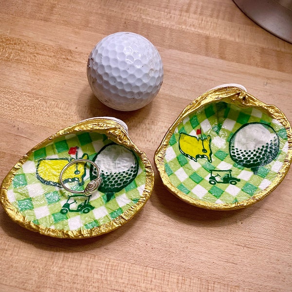 Masters Inspired Themed Ring Tray, Golf, Trinket Tray, Masters, Gift, Georgia