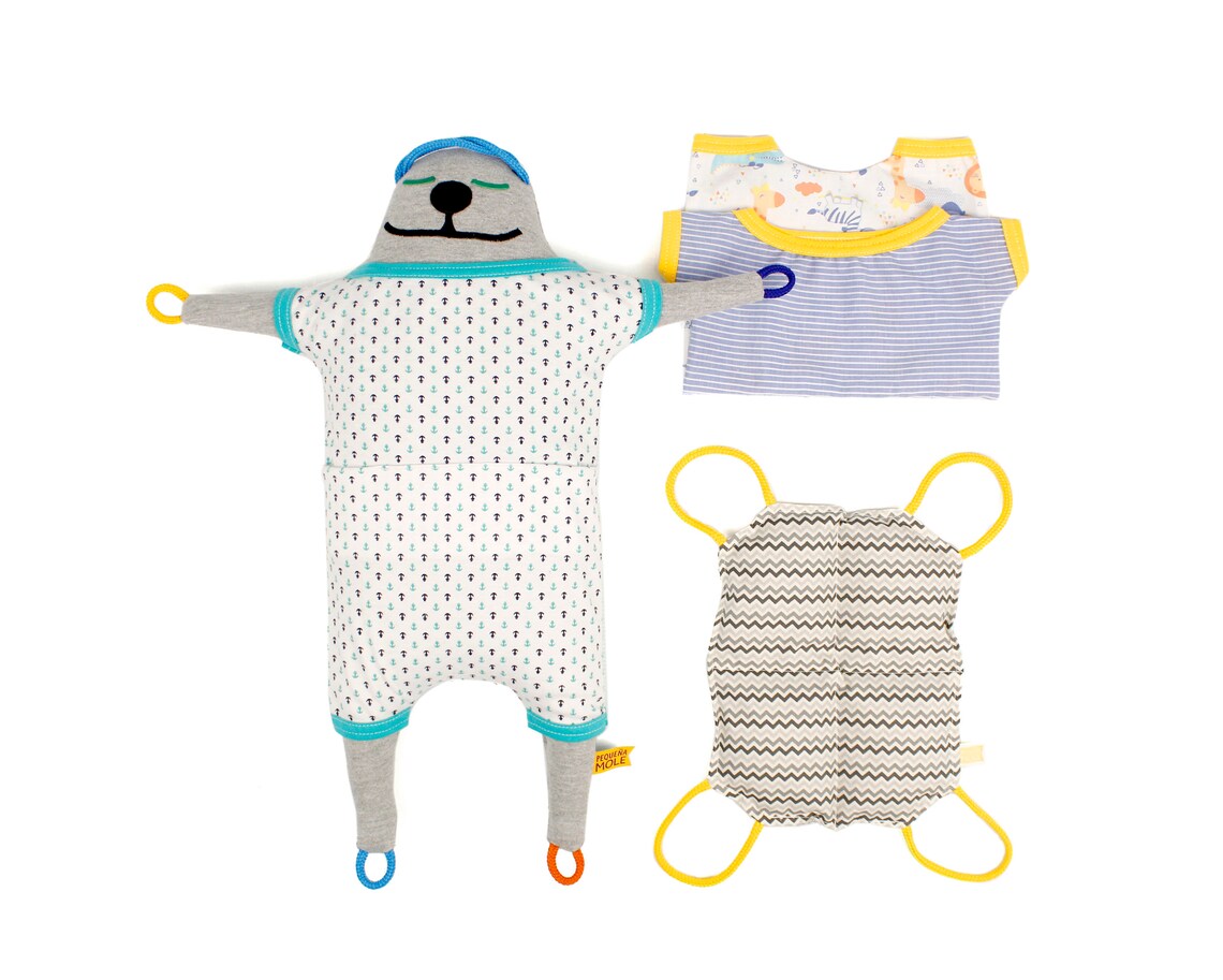 Cuddle toy for baby with heatable pad. Aromatherapy. BETO. Etsy