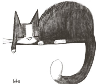 Featured image of post Easy Tuxedo Cat Drawing