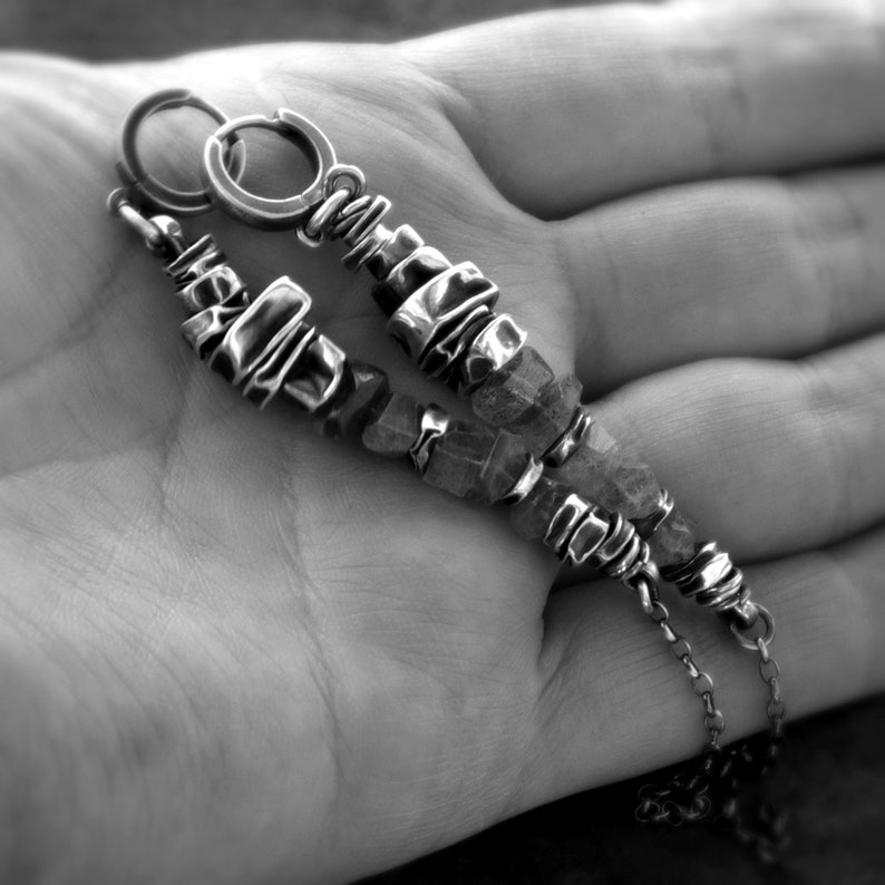 Aquamarine earrings with sterling silver long chain earrings Etsy