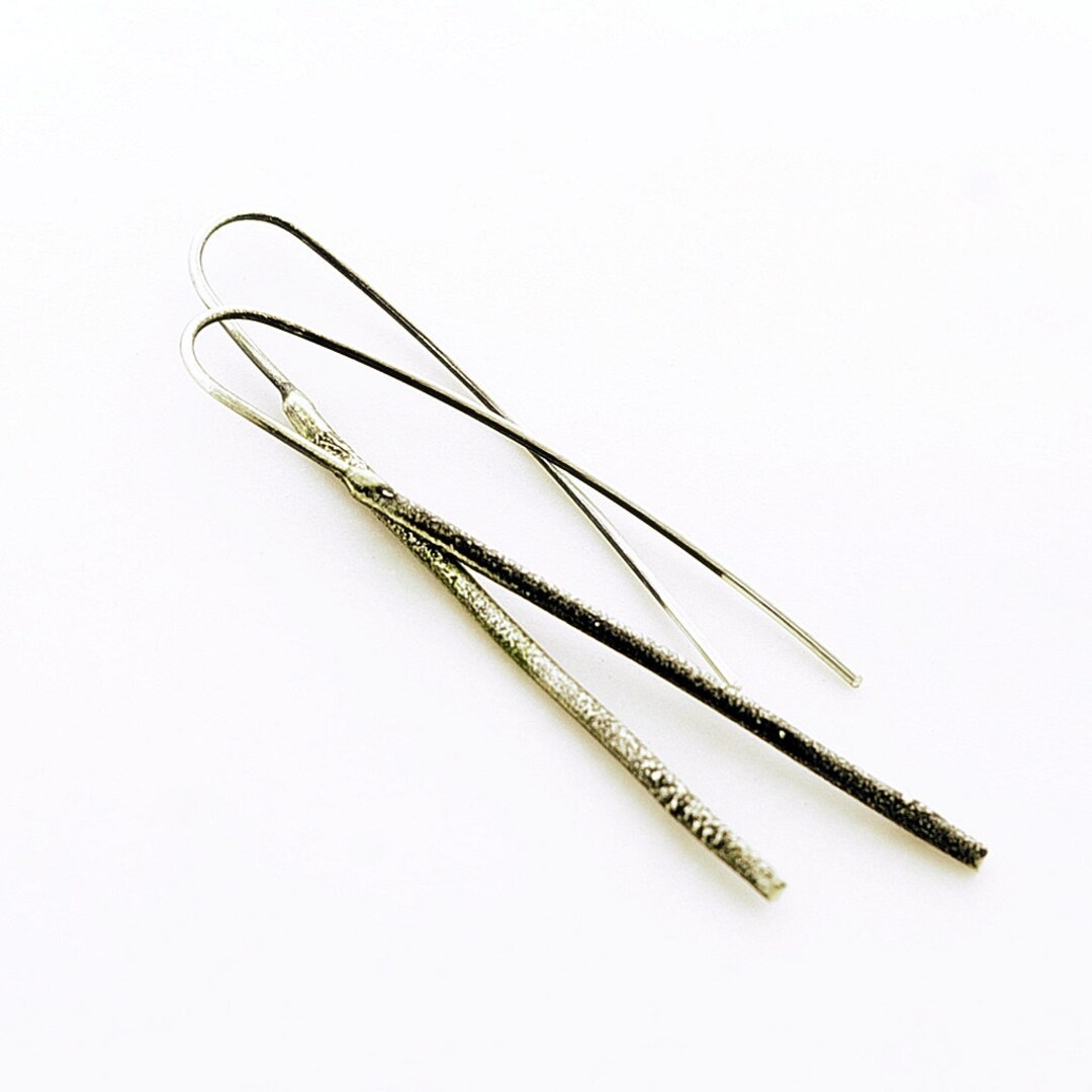 Minimalist Wire Threader Earring 925 Sterling Silver Threader Earrings