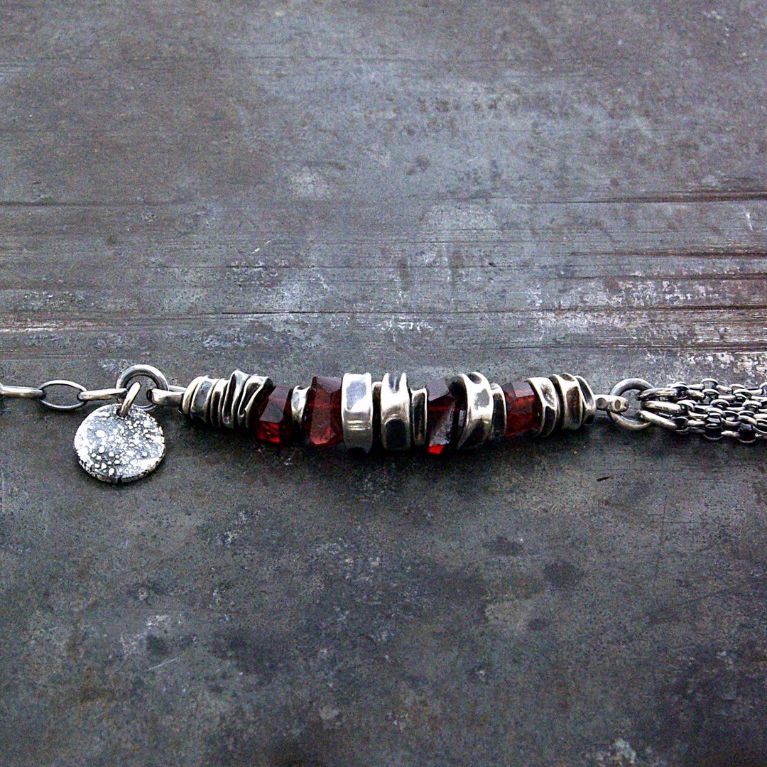 Oaxacan Bracelet in Garnet main image 0
