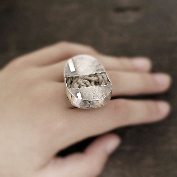 the ring of the 'soul'    • sterling silver  • adjustable ring   • xxl