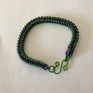 Multicolored Box Chain Bracelet